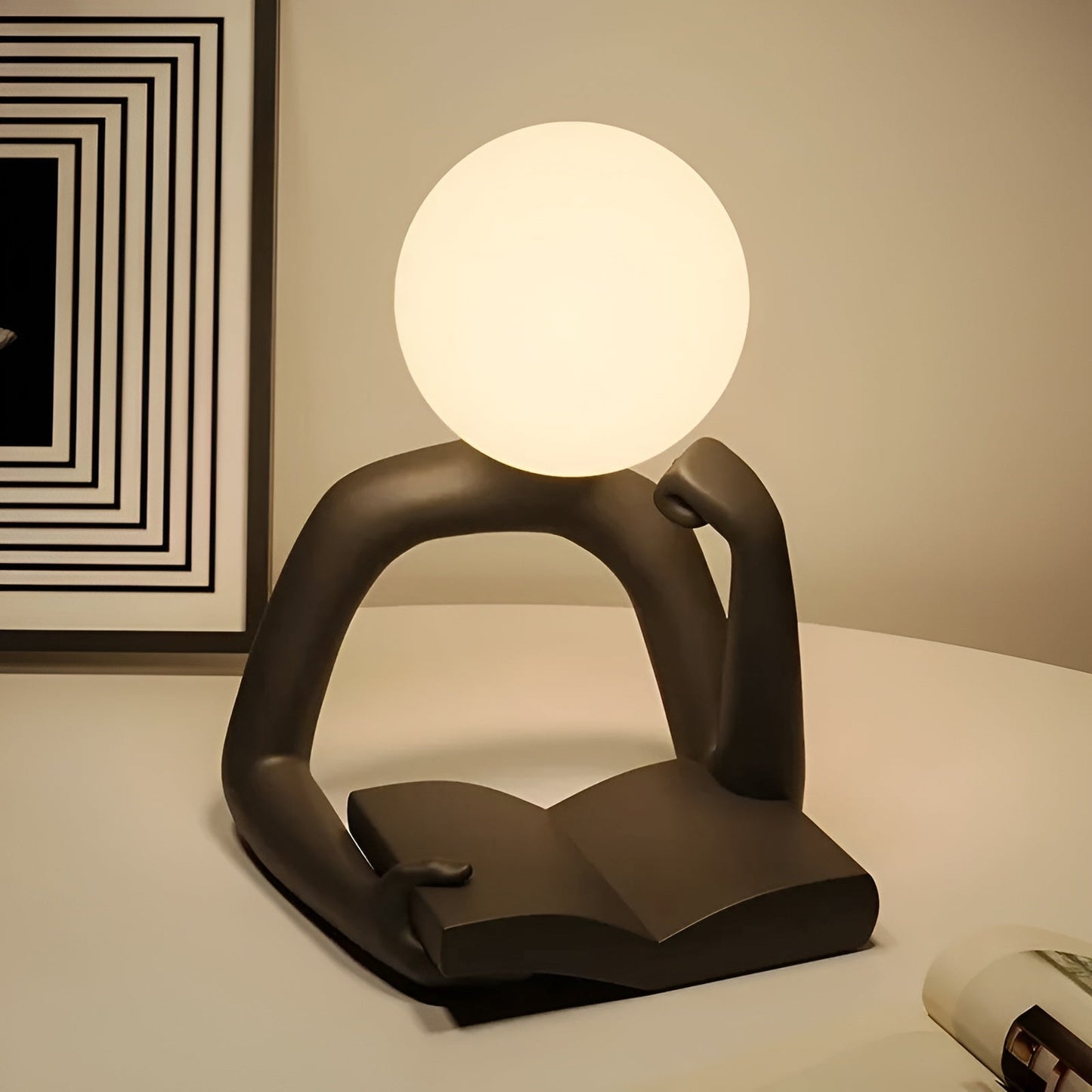 Abstract Skulpturale Tischlampe | ArtGlow