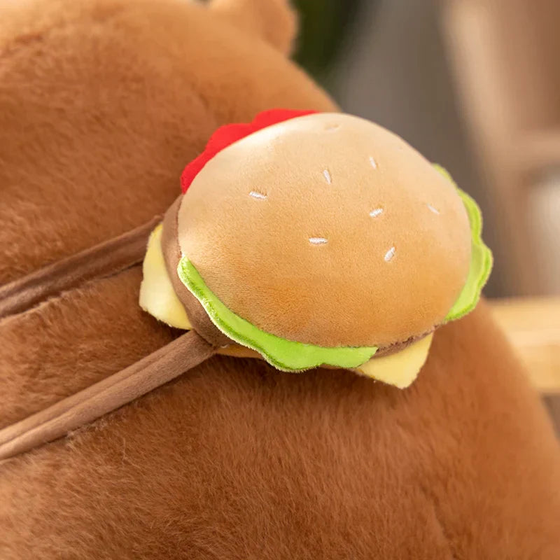 Fluffy Capybara Burger Bag Plüschtiere | NEU