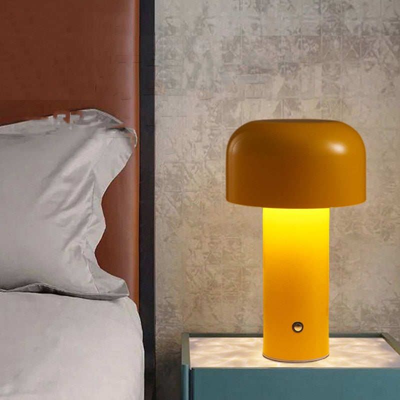 MushRoomGlow – Luxus Dimmbar Tischlampe mit italienischem Design