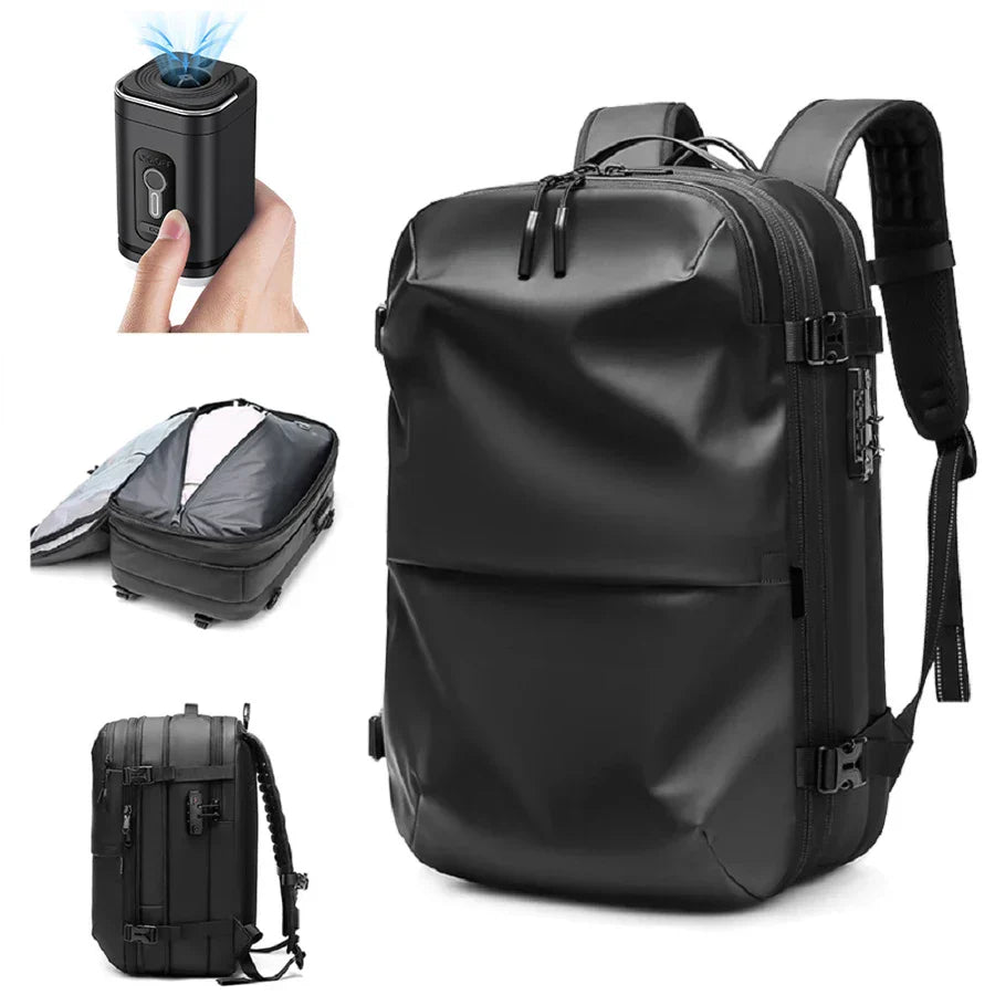 AeroPack | Leichter Reise-Rucksack mit Luftkompression