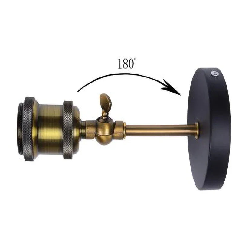 Industrielle verstellbare Wandlampe - Amerikanischer Retro-Stil