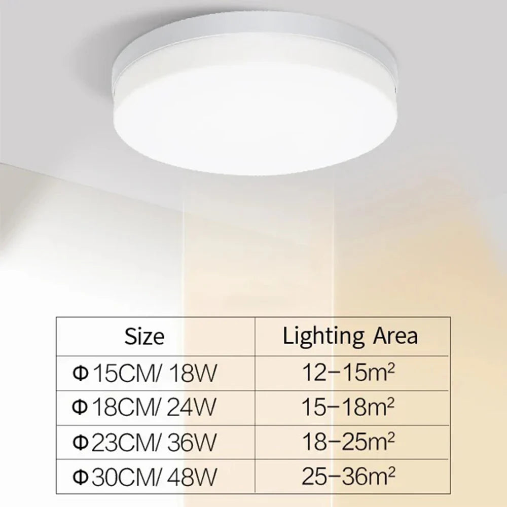 Royallure Ultra-dünne LED-Deckenleuchte mit einstellbarer Helligkeit