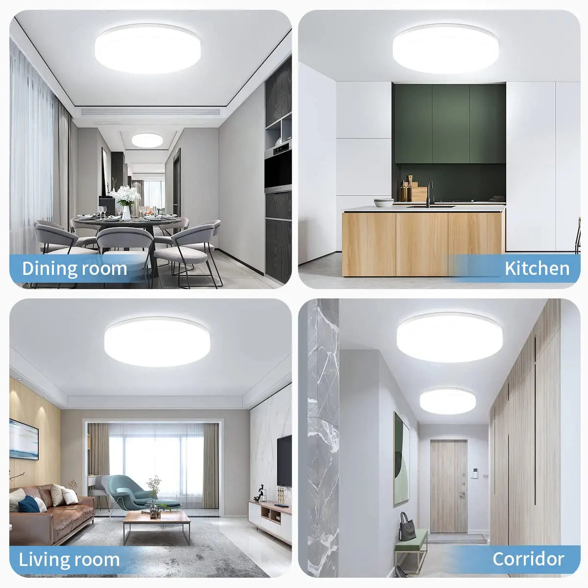 Royallure Ultra-dünne LED-Deckenleuchte mit einstellbarer Helligkeit