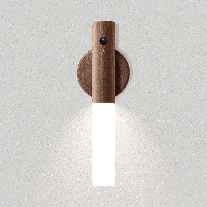 Magnetische Holz Wandlampe