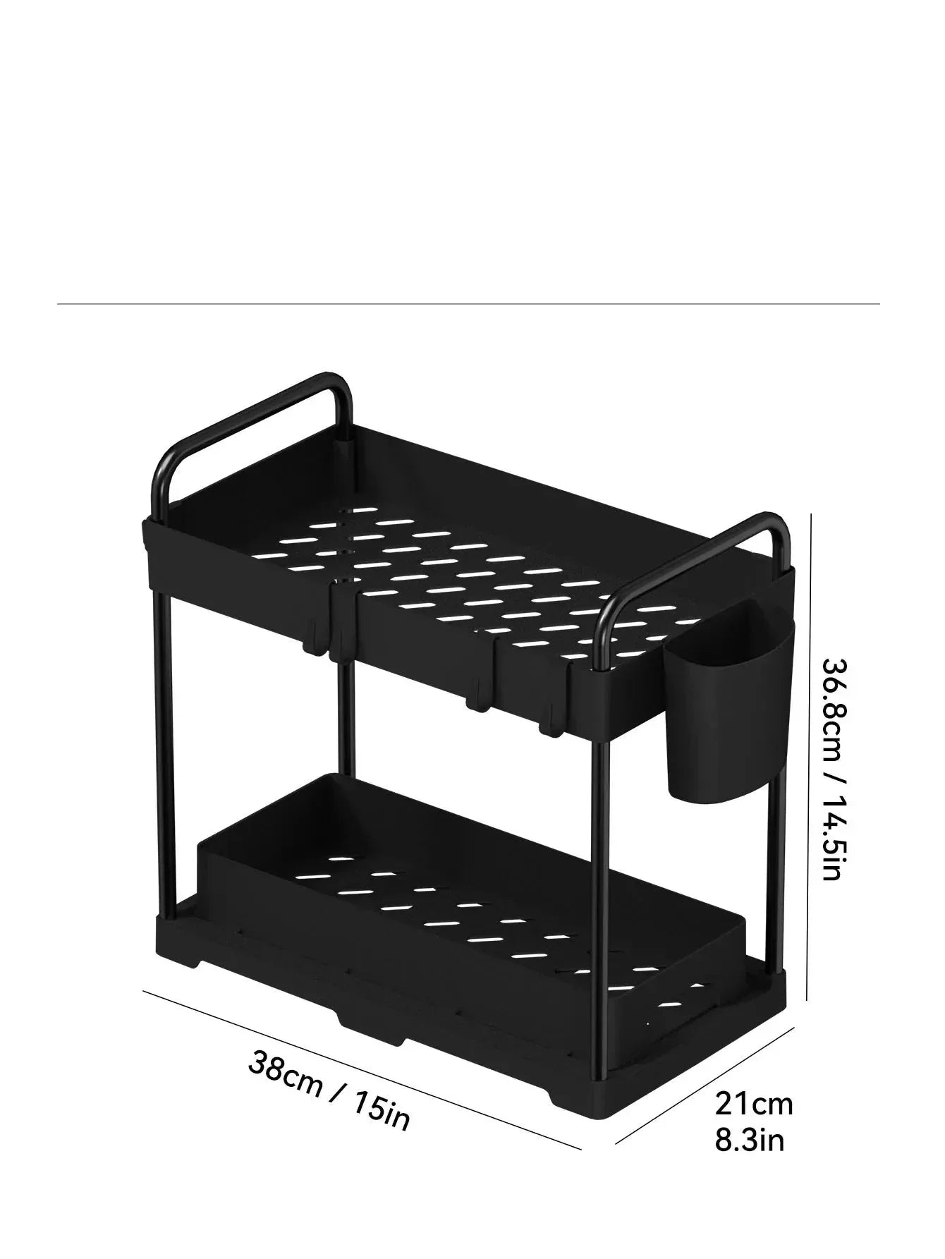 Garduru 2-lagiges Regal für Küche und Bad – Organizer