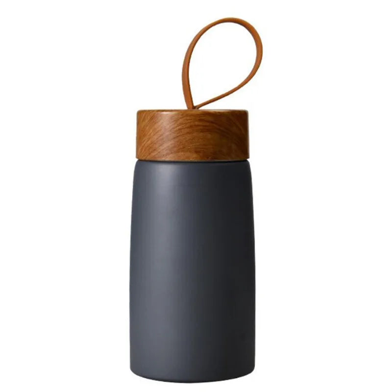 260ml Isolierter Kaffeebecher - 304 Edelstahl Reisebecher, Tragbare Thermoskanne für heiße Getränke, Mini-Wasserflasche