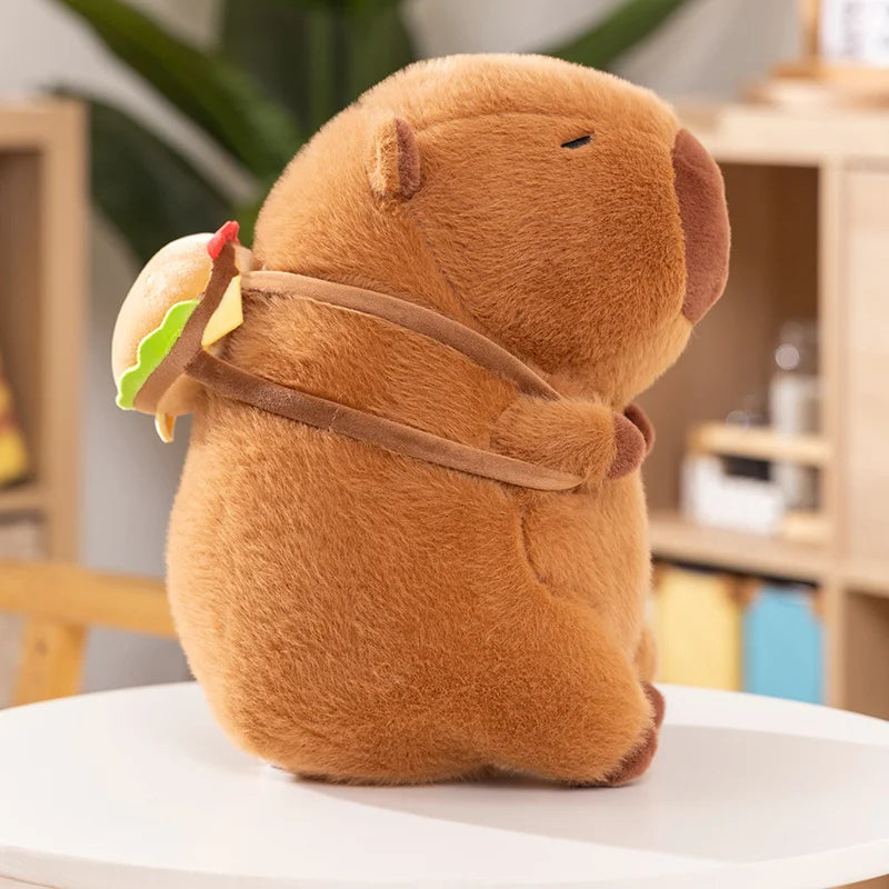 Fluffy Capybara Burger Bag Plüschtiere | NEU