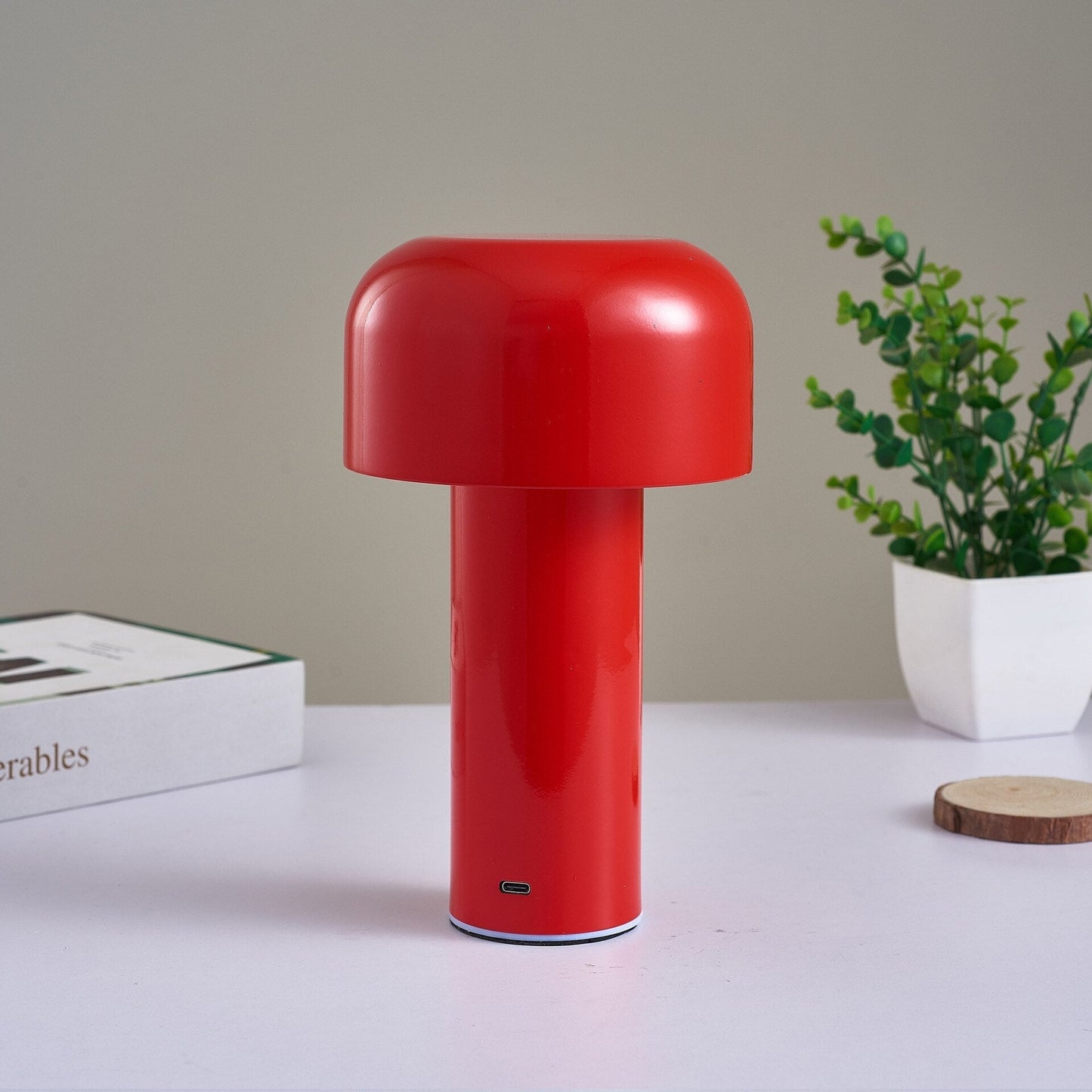 MushRoomGlow – Luxus Dimmbar Tischlampe mit italienischem Design