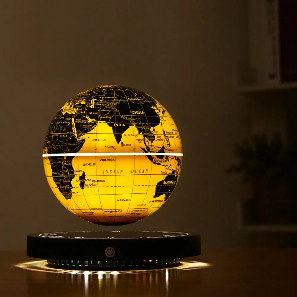Schwebende magnetische Kugel mit LED-Lichtern – schwebende rotierende Erde für Wohnkultur und Geschenke
