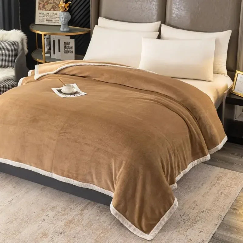 Garduru Kaschmir-Decke für Bett und Sofa – Extra warm & weich