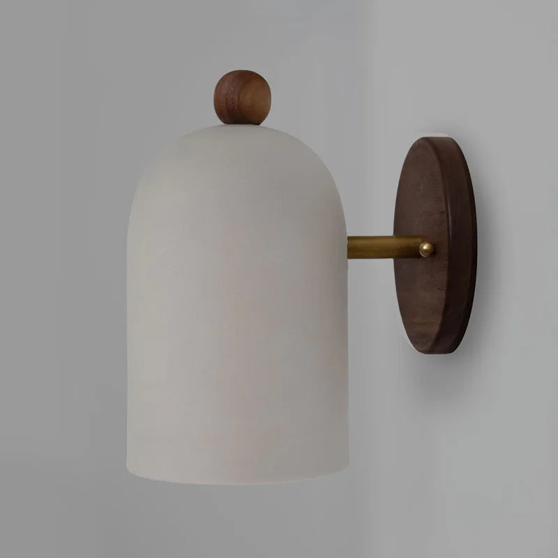Walnuss Wabi-Sabi Wandlampe | NatureGlow