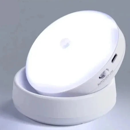 Magnetische Wandlampe – LED Nachtlicht mit Bewegungssensor, USB wiederaufladbar für Nachttisch, Schrank, Kleiderschrank