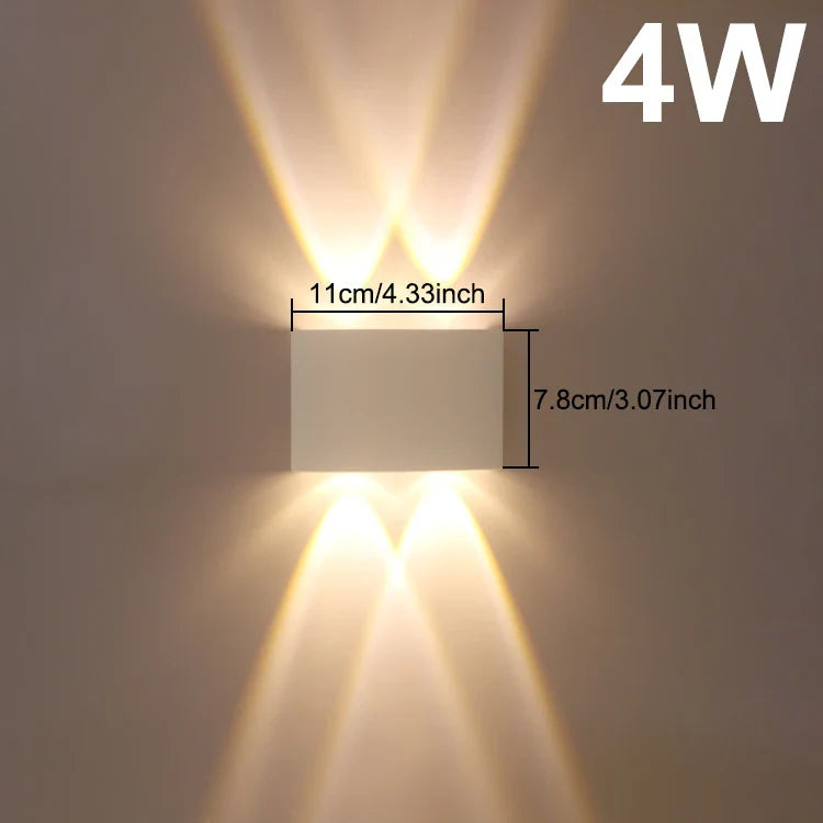 Royelux Moderne LED-Wandlampe für Schlafzimmer und Wohnzimmereinrichtung