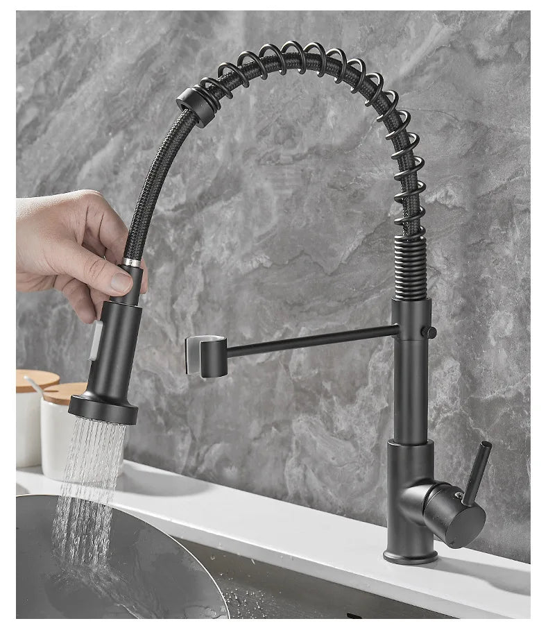 Luxus Küchenarmatur mit Doppelstrahl | AquaElite