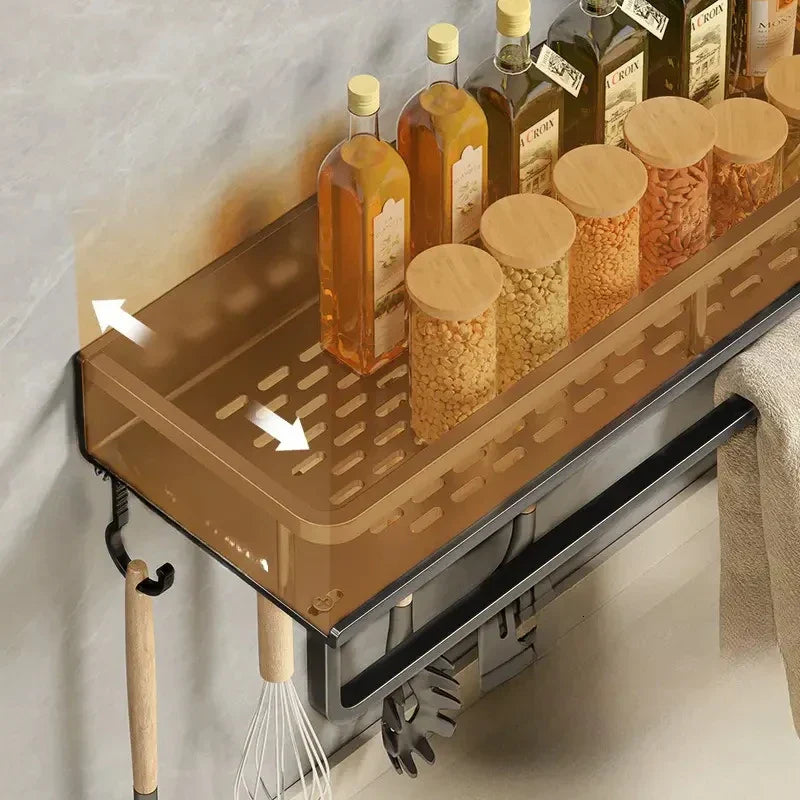 KitchenStyle – Elegantes Wandregal für eine organisierte Küche