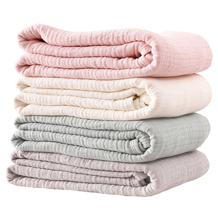 Sechs-Lagen Musselin Decke Gelb 150x200 cm – Atmungsaktiv & Vielseitig – Aus 100% Baumwolle
