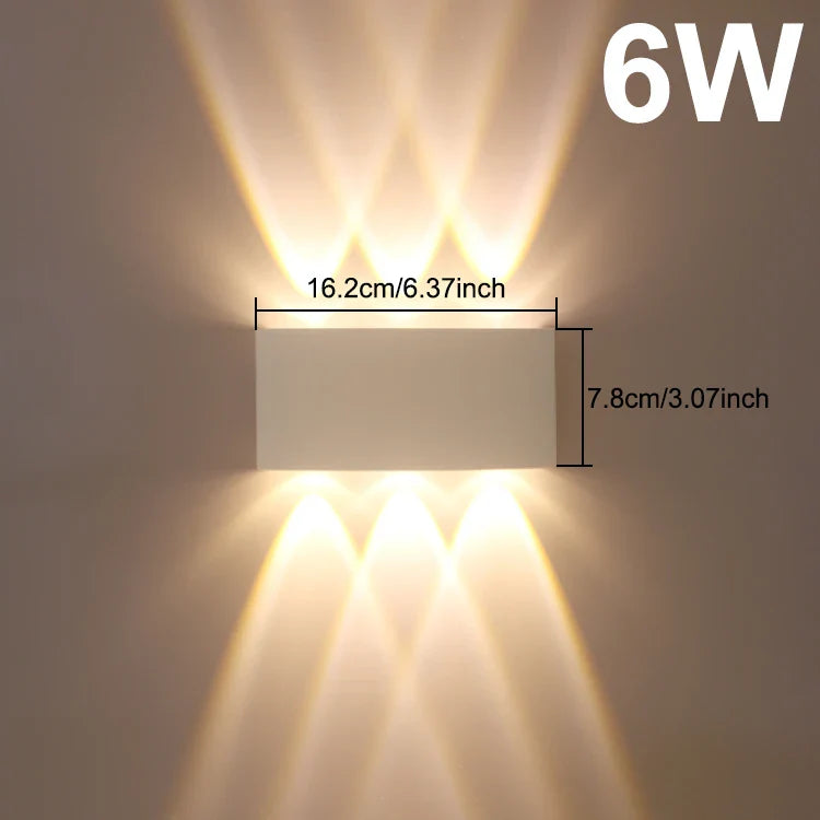 Royelux Moderne LED-Wandlampe für Schlafzimmer und Wohnzimmereinrichtung