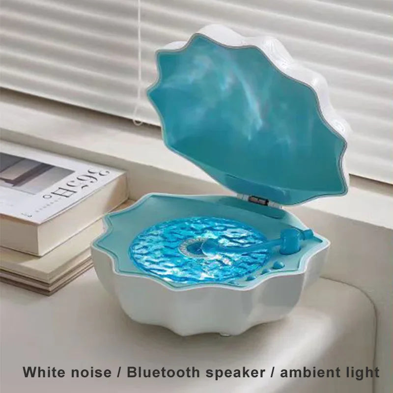 Tragbarer Bluetooth-Lautsprecher für das Badezimmer mit Projektionslicht