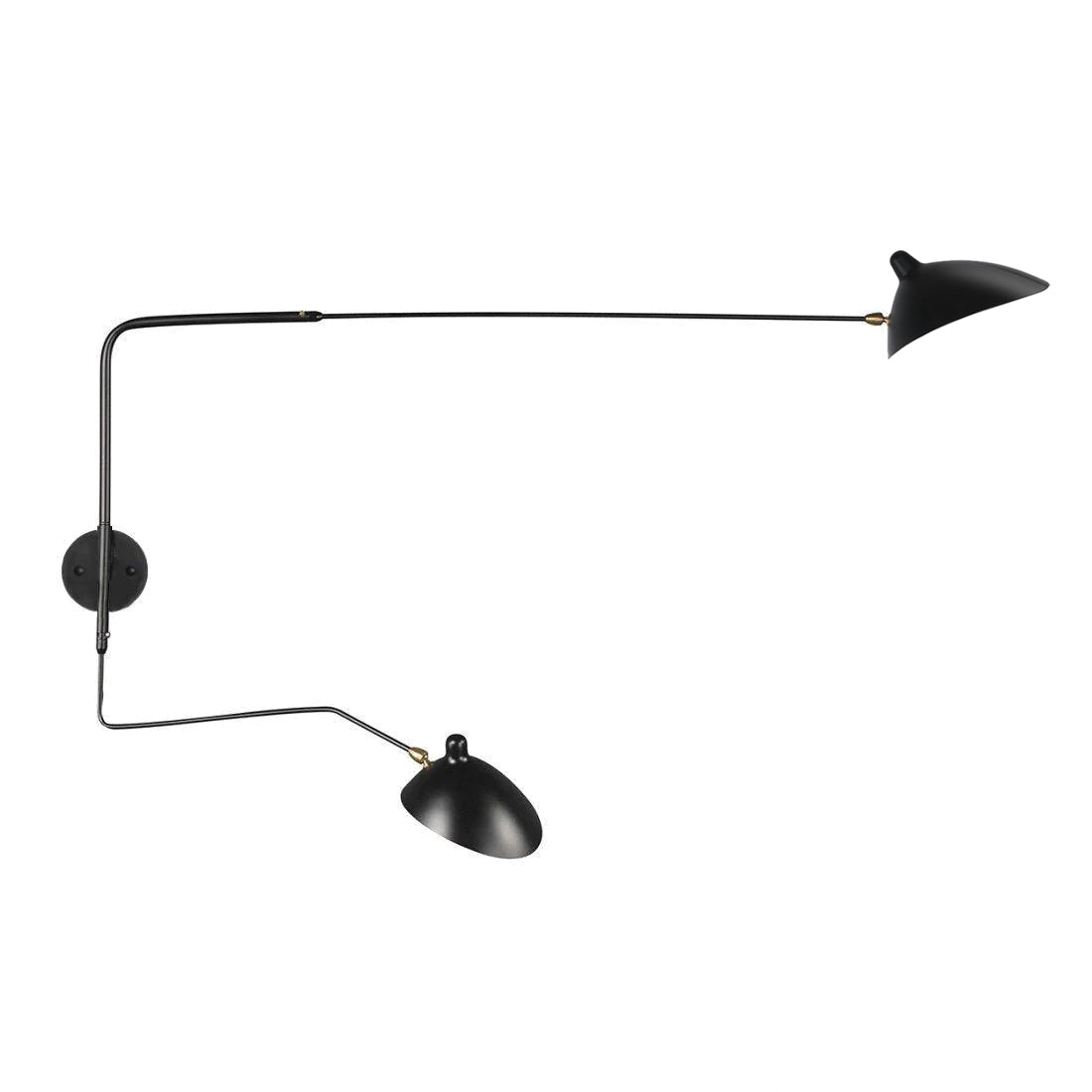 Garduru Mouille Einarmige Wandlampe – Ikonisches Design der 1950er Jahre mit verstellbarem Arm