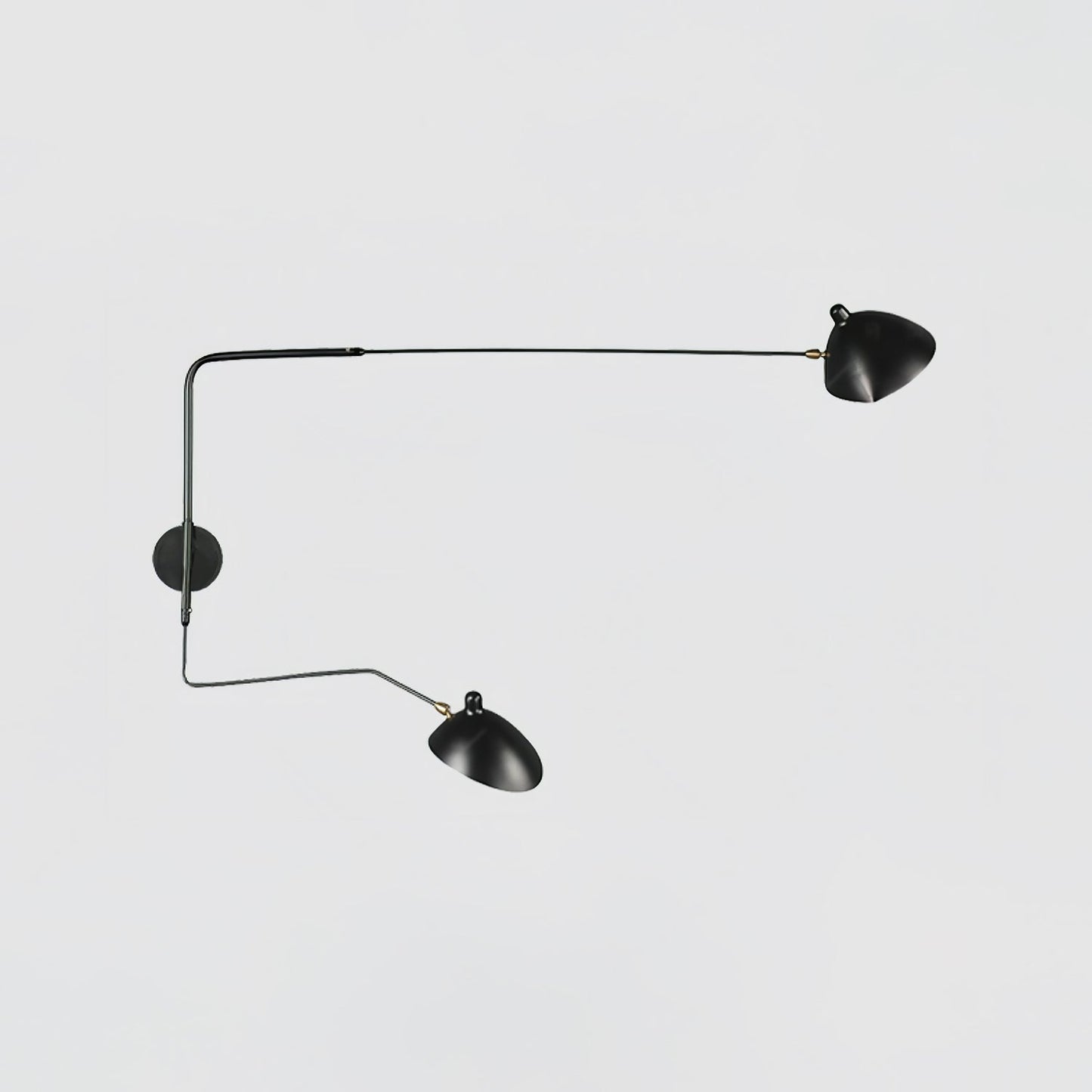 Garduru Mouille Einarmige Wandlampe – Ikonisches Design der 1950er Jahre mit verstellbarem Arm