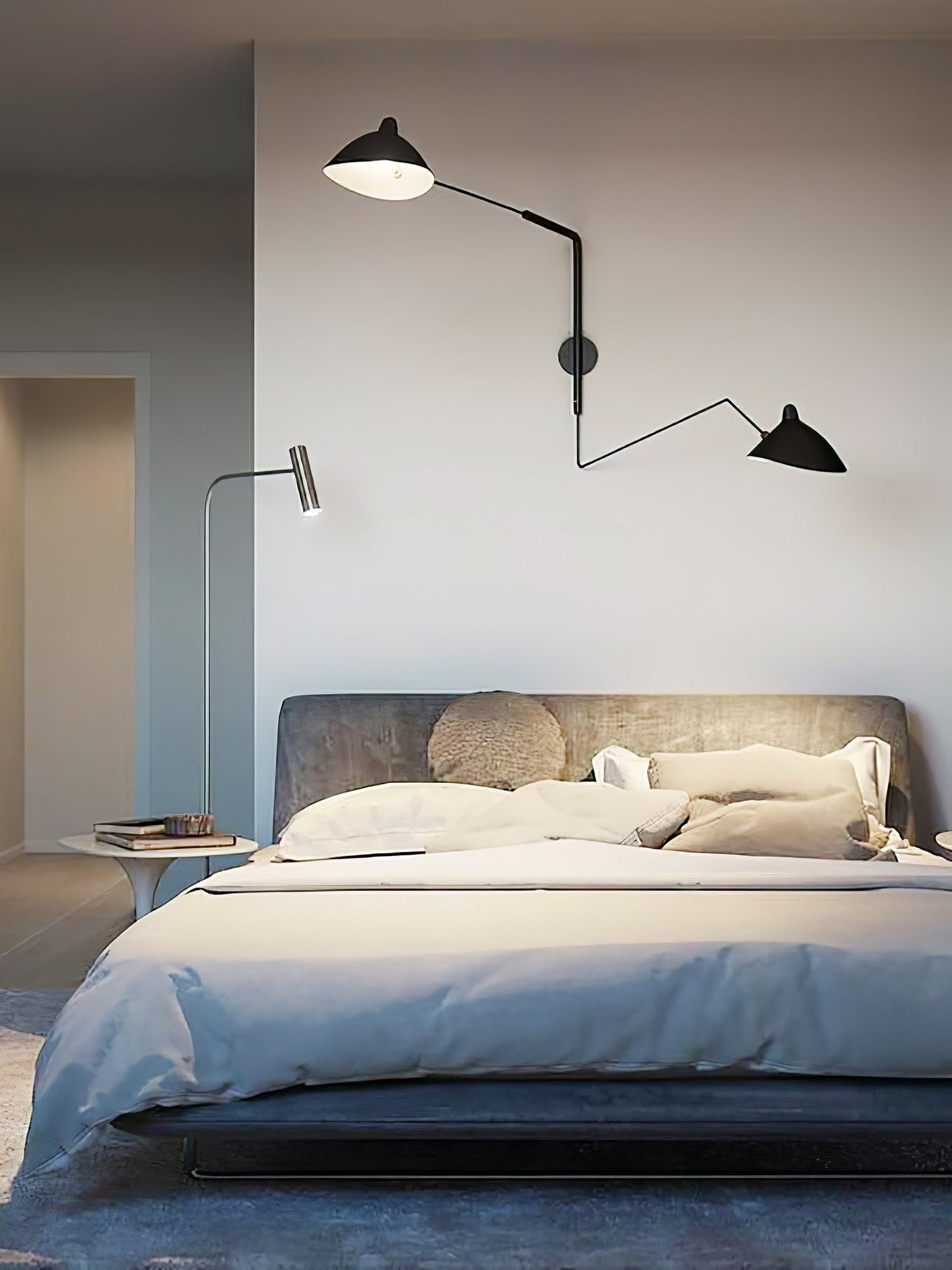 Garduru Mouille Einarmige Wandlampe – Ikonisches Design der 1950er Jahre mit verstellbarem Arm