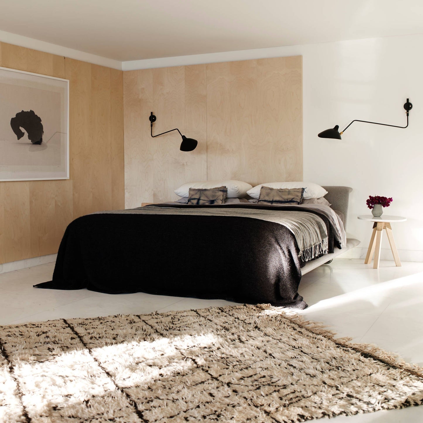 Garduru Mouille Einarmige Wandlampe – Ikonisches Design der 1950er Jahre mit verstellbarem Arm