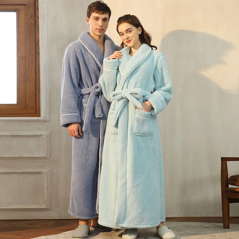 Winter Flanellbademantel | LumeCozy