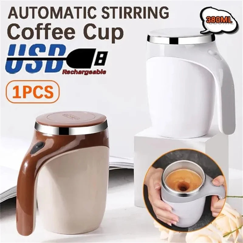 Garduru Tasse – 380 ml Edelstahlbecher mit automatischer Mischfunktion