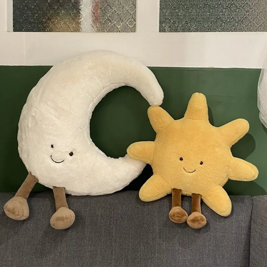 Garduru - Charmantes Kuschelpaar aus Mond und Sonne für strahlende Träume