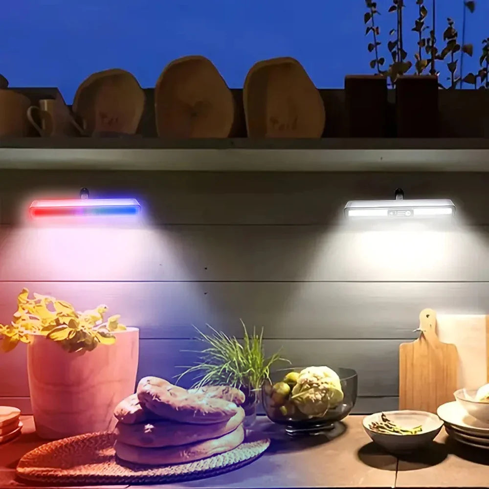 Royelux Solar Warnwandleuchte - Wandmontierte dekorative Außen-LED-Lampe