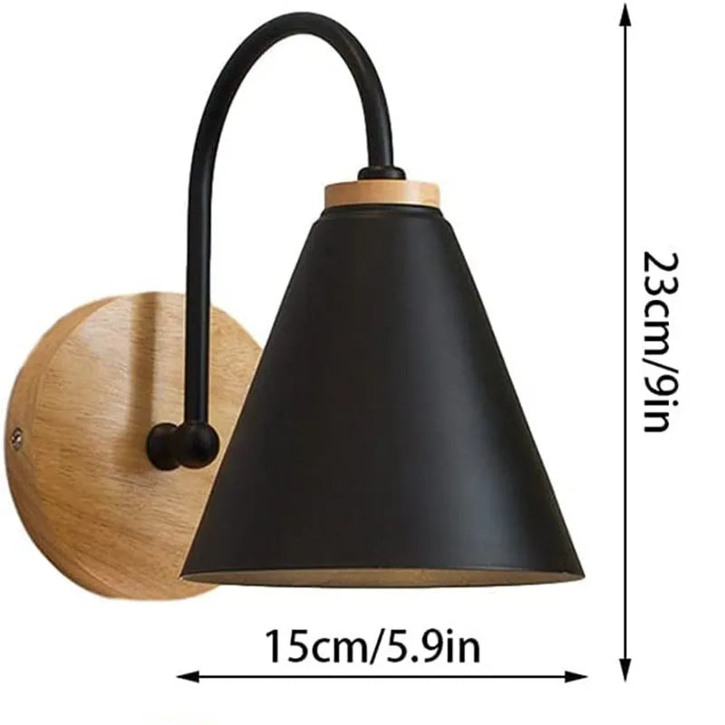 Moderne Holz Wandlampe