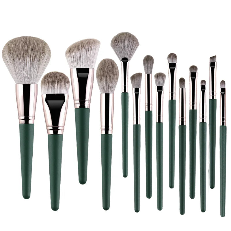 14-teilige Makeup-Pinselset - Weiche, flauschige & vielseitige Schönheitswerkzeuge