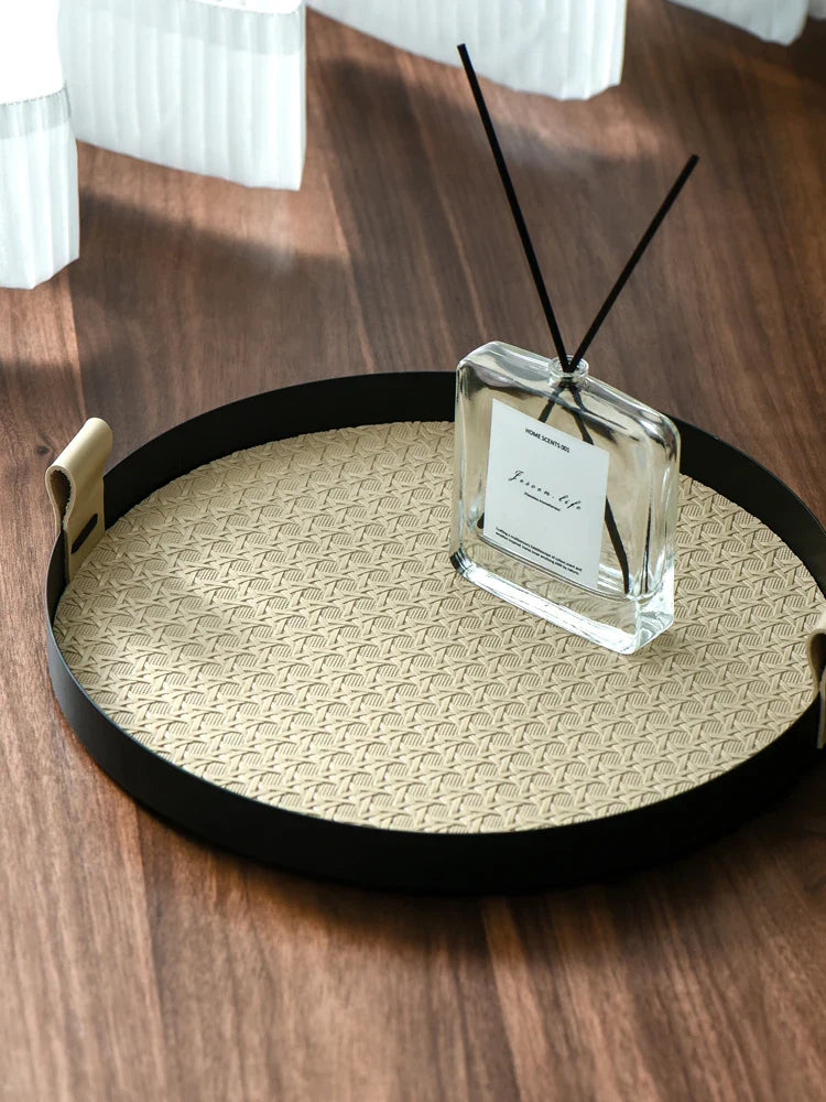 Luxuriöse nordische Lederschale