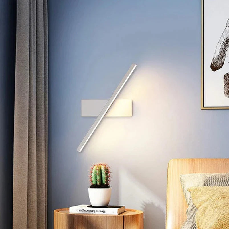 Drehbare LED-Wandleuchte - Moderne Lampe für Schlafzimmer & Wohnzimmer