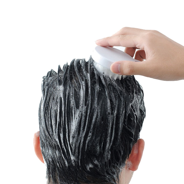 Shampoo Bürste – Silikon Zähne – Massage & Reinigung für Kopfhaut – Weiß
