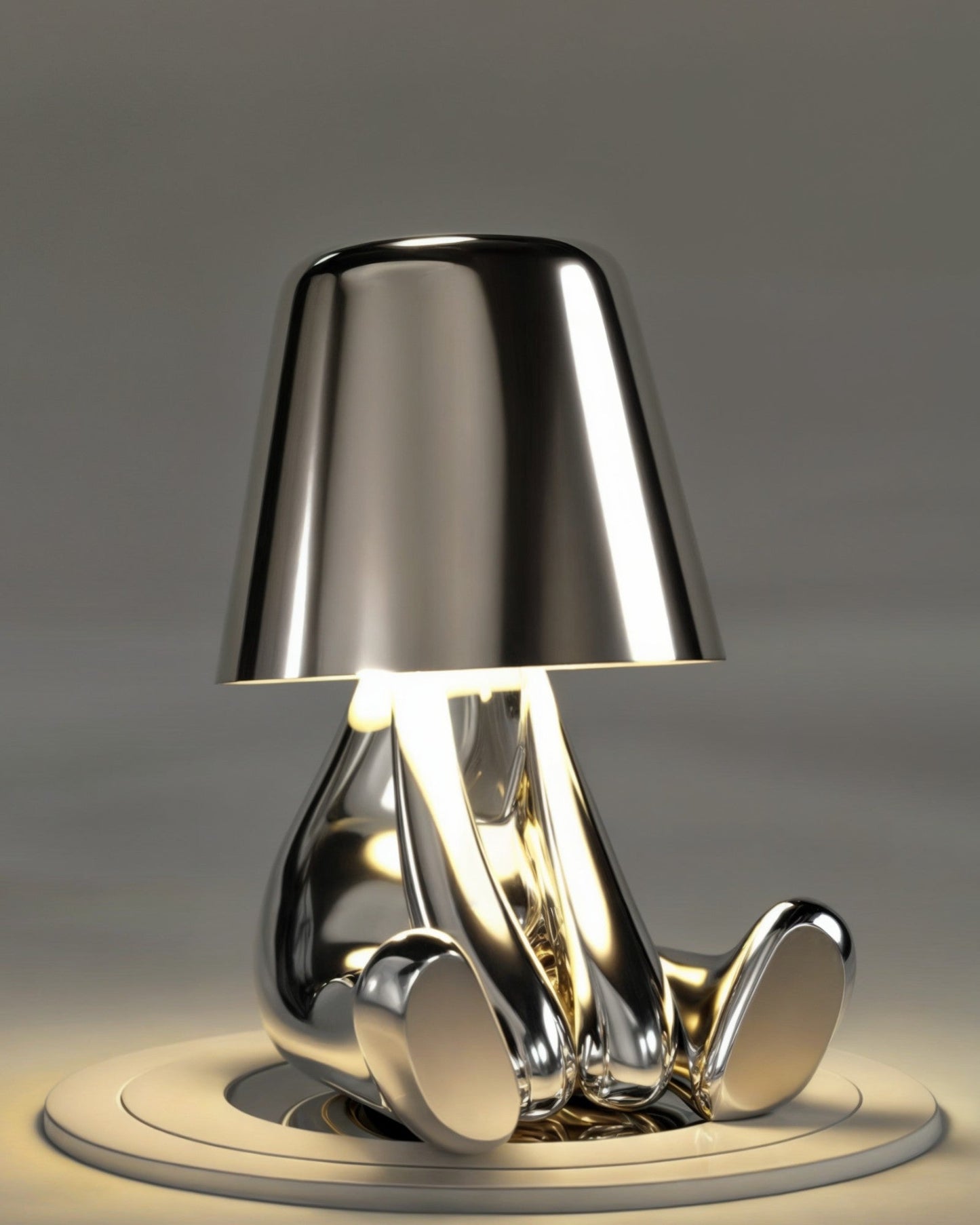 GleamTouch – Goldfarbene USB-wiederaufladbare Tischlampe, dimmbar und kompakt
