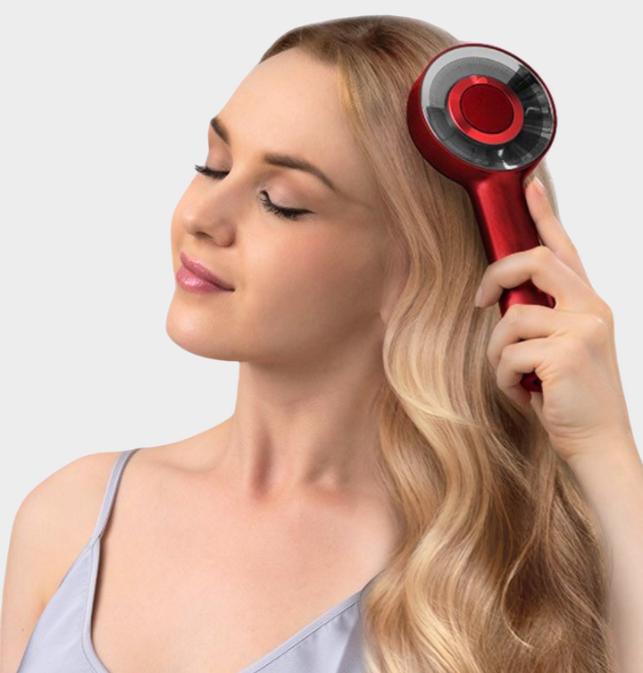 3-in-1 Rotlicht Kopfhautmassagegerät