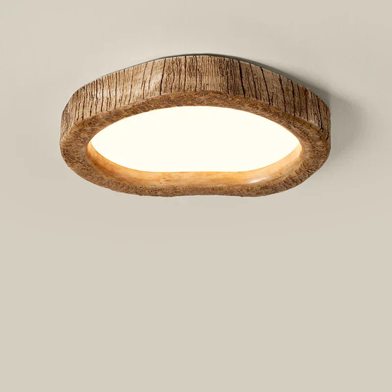 Garduru Holz-Effekt LED Deckenleuchte – Warmes & Einladendes Ambiente