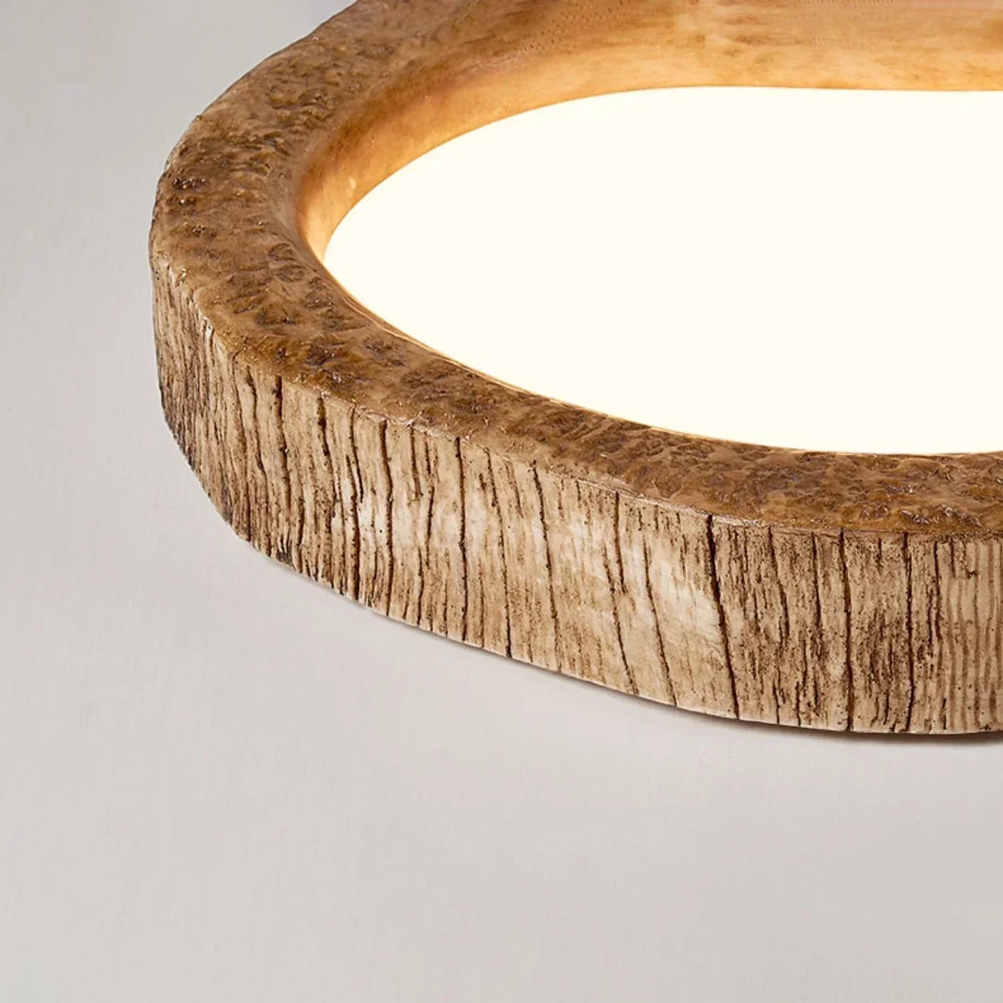 Garduru Holz-Effekt LED Deckenleuchte – Warmes & Einladendes Ambiente