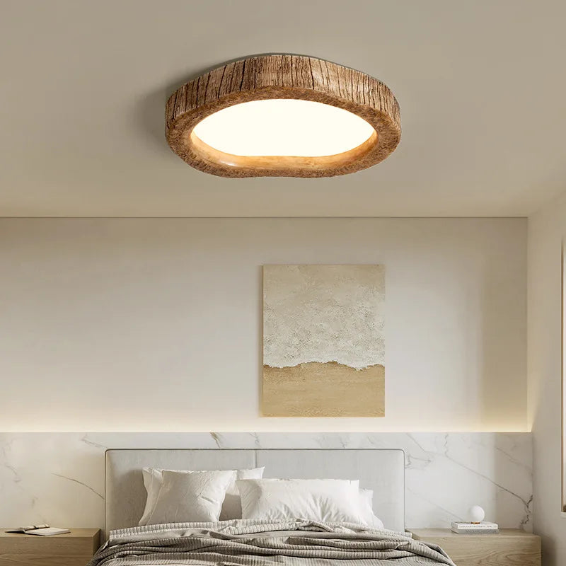 Garduru Holz-Effekt LED Deckenleuchte – Warmes & Einladendes Ambiente