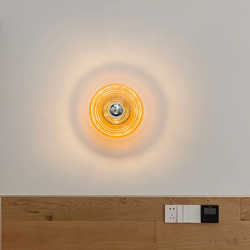 Vintage LED Wandleuchte aus Glas – Nostalgischer Charme mit modernem Design