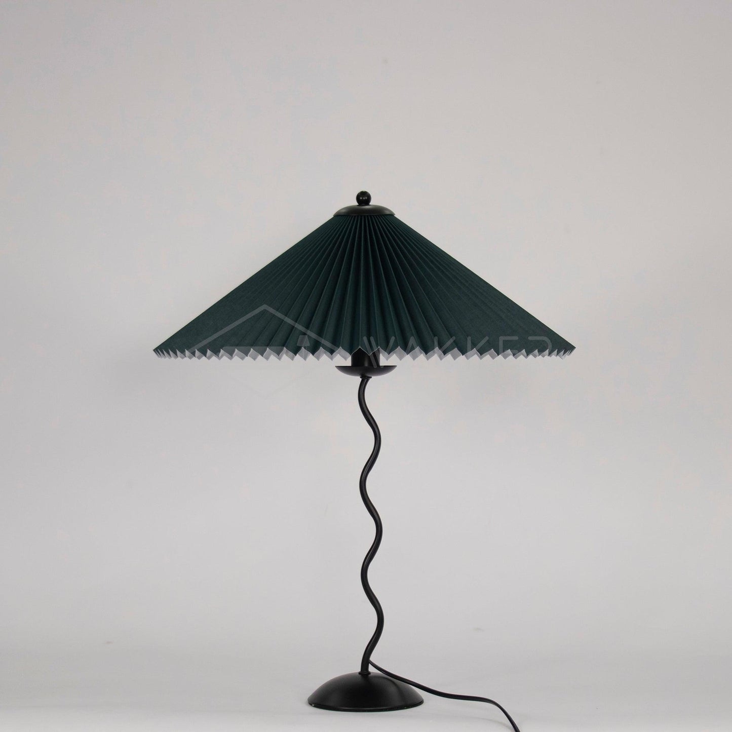 Tischlampe Squiggle – Moderne Lampe mit gewelltem Design für Wohnzimmer, Schlafzimmer und Büro