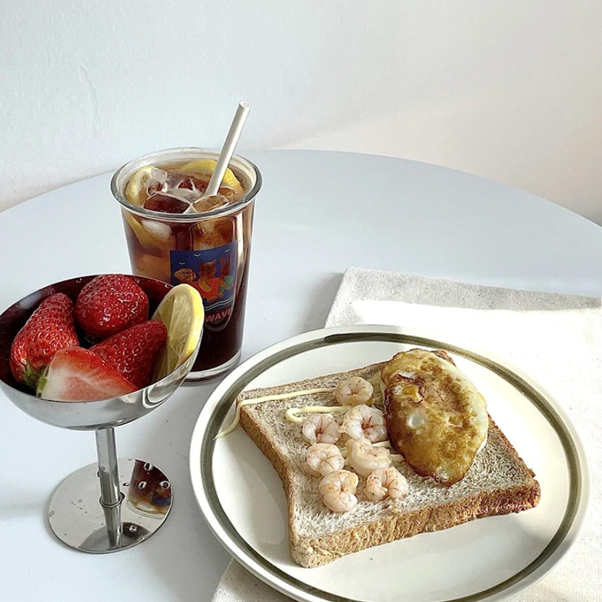 Edelstahl Schüssel für Eis und Salat