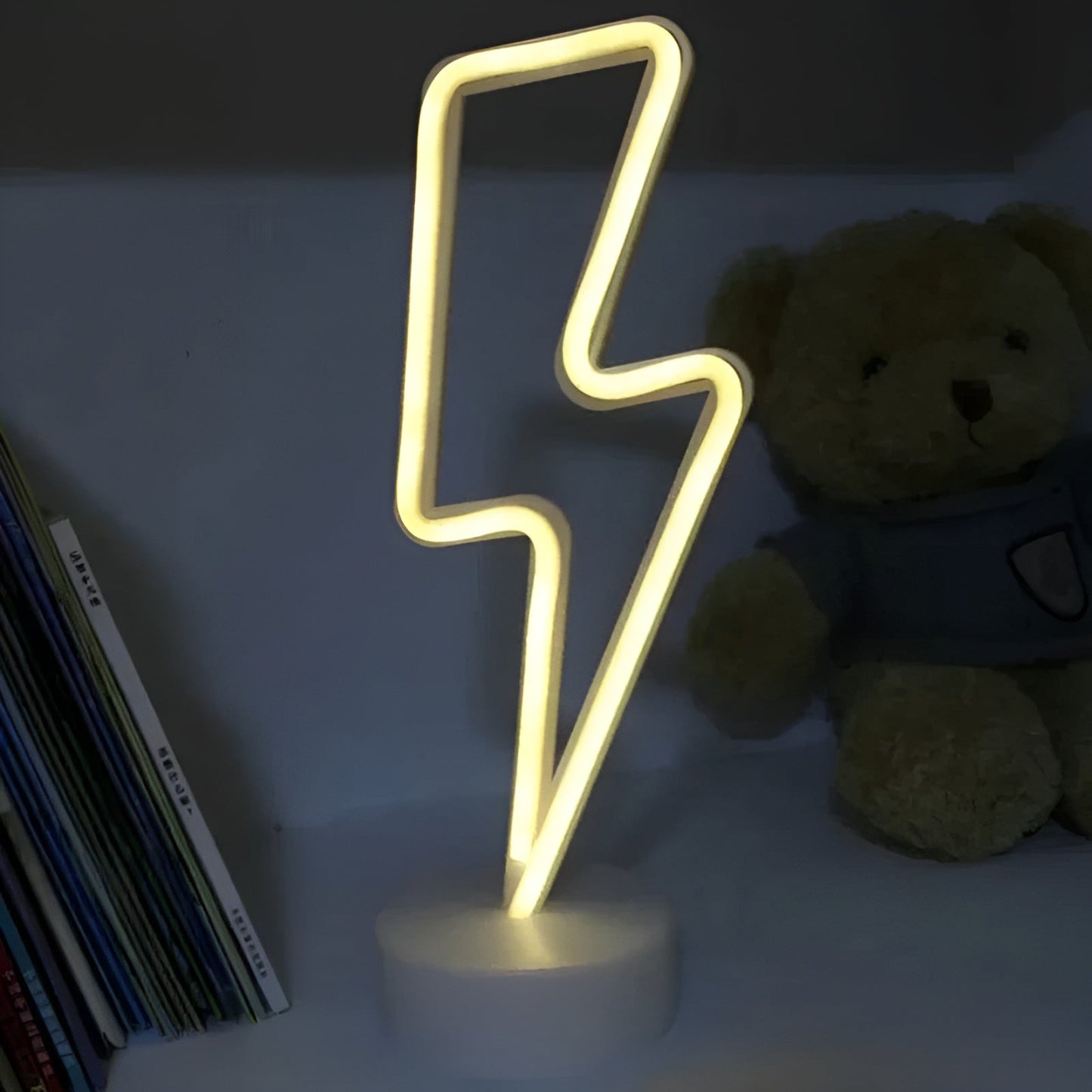 Moderne Neonlampe aus Acryl mit USB-Ladung für einzigartige Atmosphäre