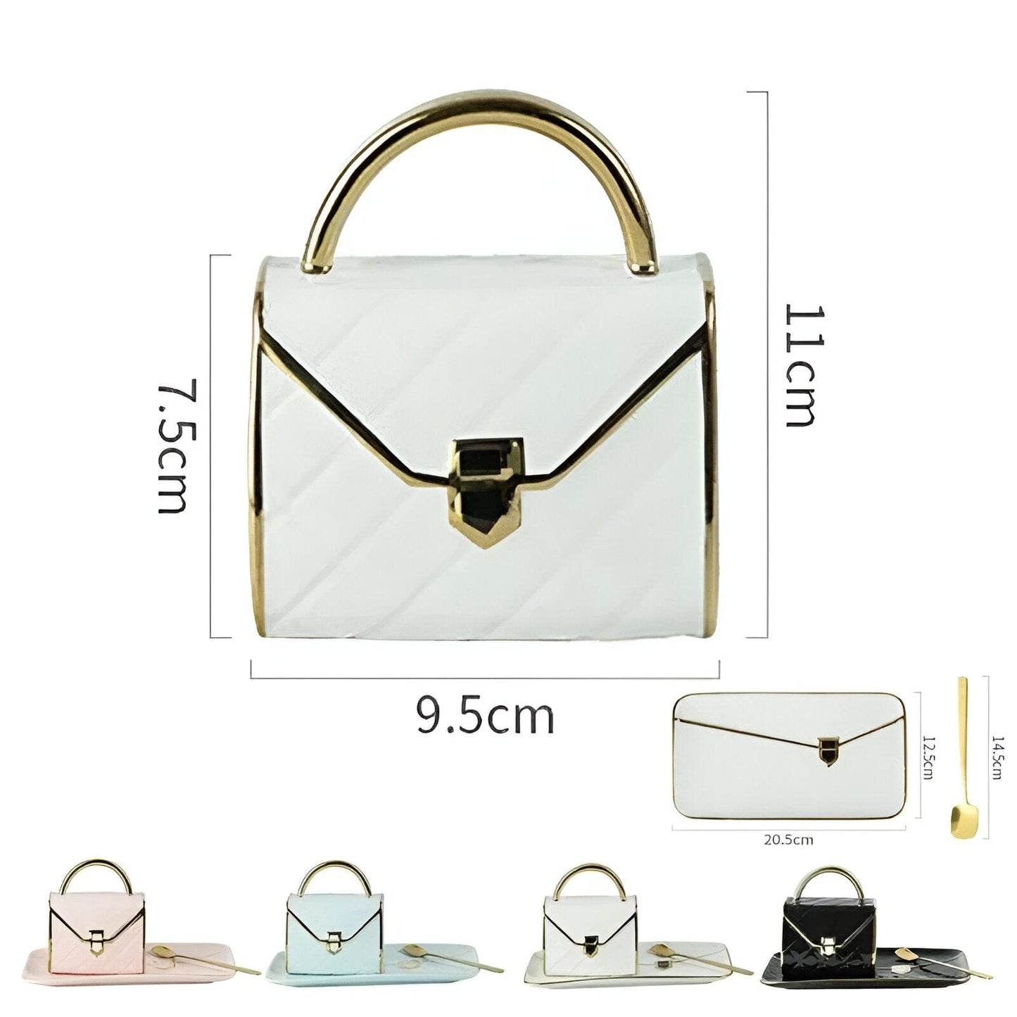 Chic-Set von Tassen Handtasche