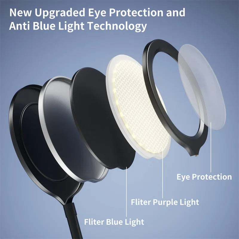 Gooseneck LED Stehleuchte mit Fernbedienung – Stufenloses Dimmen & Einstellbare Farbtemperatur