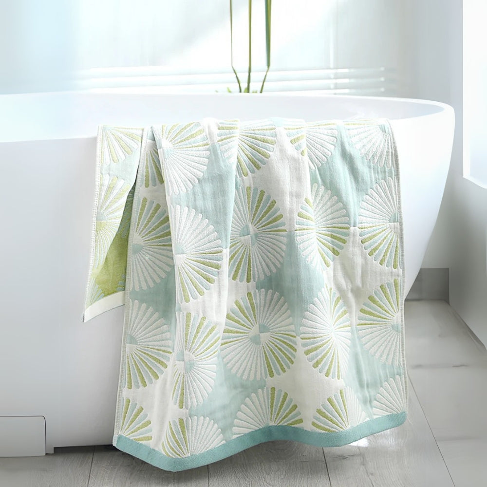 Dahlia Blossom Baumwollbadetuch