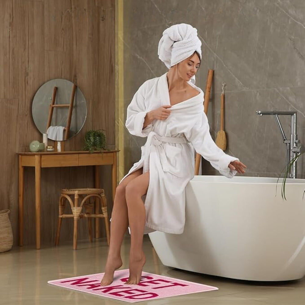 "Get Naked" Lustige Badezimmermatte