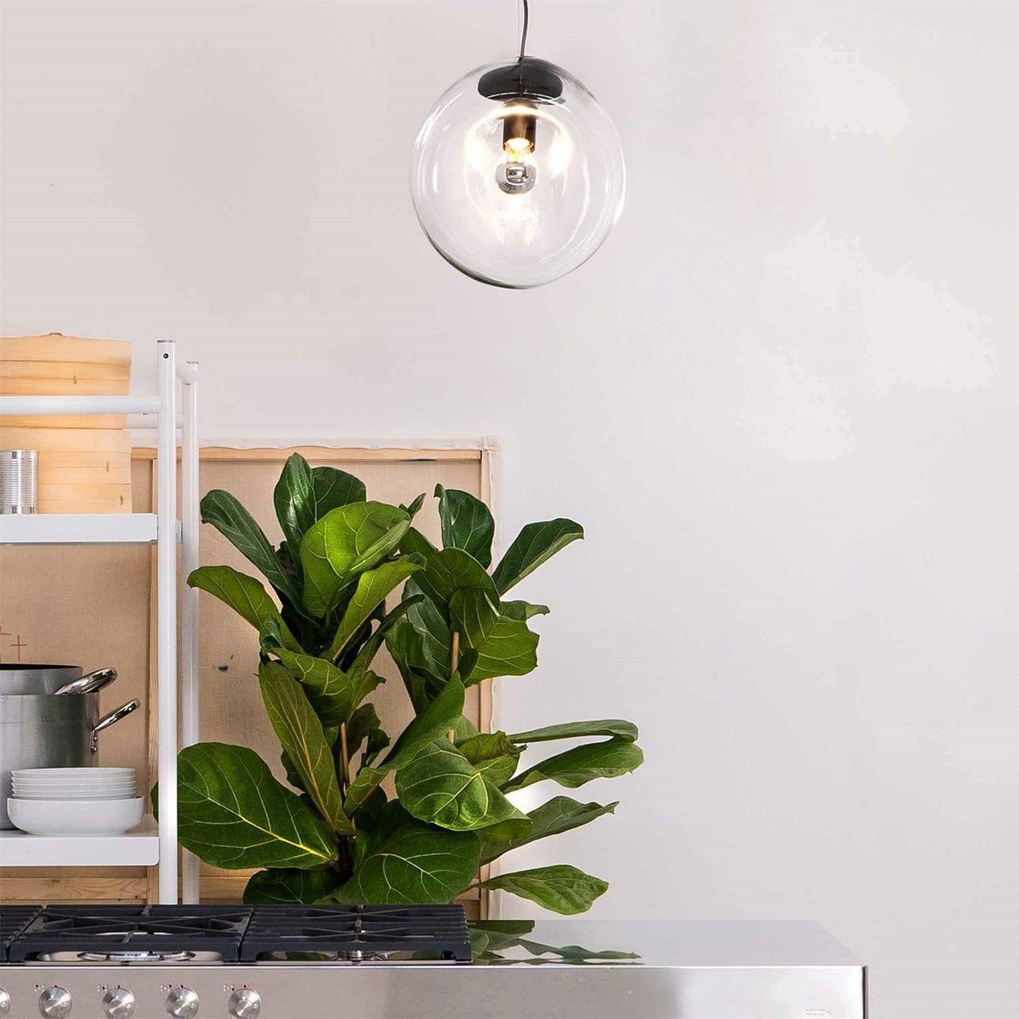 Hängelampe Wassertropfen – Modernes Beleuchtung aus geblasenem Glas