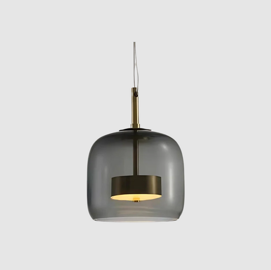 Moderne Aufhängung Le Trio de Hailie – Hängelampen-Set aus Glas und Metall